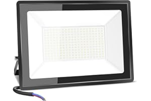 Ankishi 200W LED Floodlight, IP66 Waterproof Security Lights, Super Bright Lights LED 20000LM Outdoor Light, 6500K Daylight White Wall Light for Garden, Patio, Backyard, Front Yard, Garage
