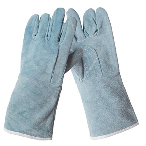 Preisvergleich Produktbild NUAN Schweißerschutzhandschuhe, Arbeitsschutzhandschuhe, Lederbekleidung, Schutzhandschuhe