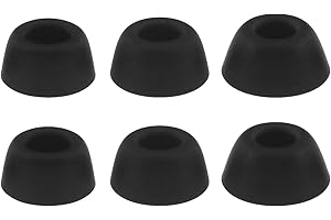 SG Store 3 pary silikonowych zatyczek do uszu, kompatybilne ze słuchawkami Huawei FreeBuds Pro, miękkie zatyczki do uszu, zatyczki do uszu, L/M/S, 1 para w każdym rozmiarze, czarne