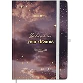 Lebenskompass Kalender 2025 2026 A5 ”Dreamy” - Hardcover Buchkalender von Juli 2025 bis Dezember 2026 - Dein Wochenplaner & T