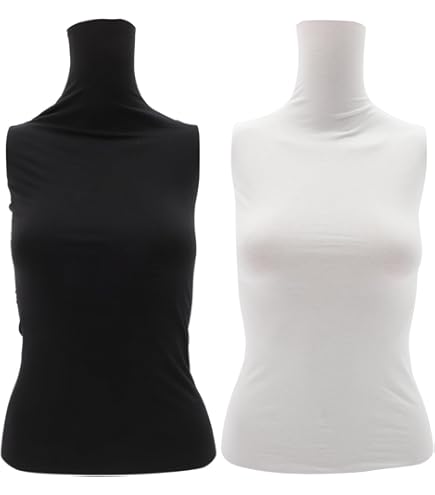 Italiaanse dames torso's in zilver met chromen dop