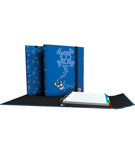 Carpeta De 4 Anillas Grafoplás A4 - Incluye Hojas Cuadriculadas, Separadores Y Sobre Transparente