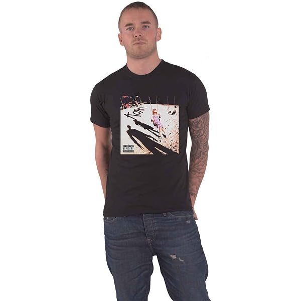 T-shirt Korn Tie-dye Rouge Taille 2XL - Neuf Sans étiquettes 100% Coton