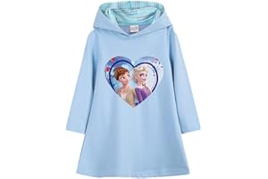 LIYIMING Anna-ELSA Prinzessin Kleider Mädchen Hoodie 100% Baumwolle Mode 3D Karikatur Frühlings- Und Herbstkleidung 90-140 cm