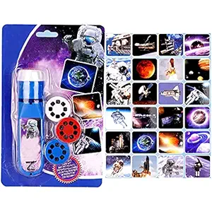Licogel Projector Toy Mini Story Projector Torch Projector Flashlight for Kids Home Indoor Lightweight Portable Space Learning Light Night