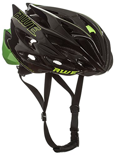 AWE® AWESpeed™ In-Mould Helm Erwachsene Männer Straßen-Radsport 56-58cm Schwarz-Grün