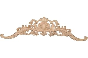 Kesheng Holzornament Verzierung für Möbel Schrank Wand Ecke Dekoration Schnitzerei