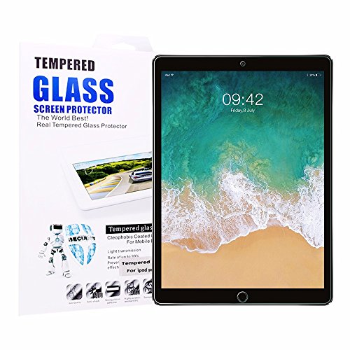 EasyAcc iPad Pro 12.9 Zoll Glas Folie Schutzfolie Glas Panzerfolie Displayschutzfolie Glas for iPad Pro 12.9 Zoll Klar Anti-Kratz Screen Protector Displayschutz Displayfolie – 9H Hardness aus gehärtetem Glas - 4