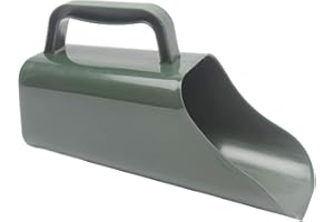 KISBEIBI Garden Shovel, Handy Garden Scoop with Bucket, Plastic Scoop Multi-Function Gardening Spoon Soil Shovels Cultivation Shovel Spoons Digging Tool for Soil, Compost, Planting