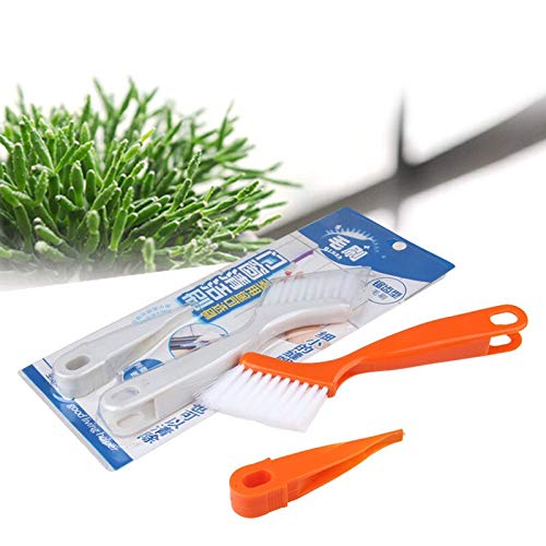 Preisvergleich Produktbild Cleaning Brushes - Foldable Window Groove Cleaning Brush Nook Cranny Household Keyboard Home Multifunctional - Hard Attached Natural Grinder Angle Bamboo Steel Attachment Make Long Drill Dish