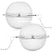 Produktbild 2 Stück Edelstahl Mesh Tee-Ei Intervall Sieb Filter Infuser Ball