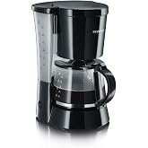 SEVERIN - Drip coffee maker for 10 cups, Drip coffee maker/American coffee maker with glass carafe, with heating plate and au