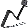 eWINNER 3 Way Tripod for GoPro Hero 13 12/11/10/9/8/7/6/ for GoPro MAX Session Action Cameras,for DJI OSMO Action 5 PRO 4 3 Detachable Extendable Selfie Stick Pole with Hand Grip Stand