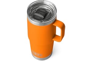 YETI Rambler, Stainless Steel Vacuum Insulated Travel Mug with Stronghold Lid, King Crab, 20 oz (591 ml)