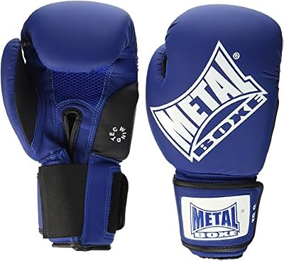METAL BOXE MB221 Gants de Boxe Bleu 12 oz
