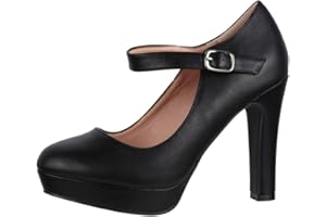 Elara Zapato de Tacón Alto con Correa Mujer Vintage Chunkyrayan