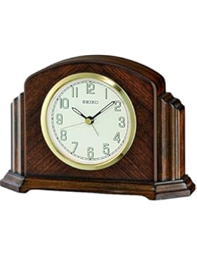 Seiko Unisex Standuhren Holz weiß QXE043B