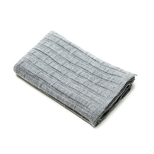 Preisvergleich Produktbild Elvang Concrete blocks Alpaka-Wolldecke 130x180 cm - metallgrau