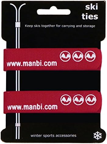 Manbi Pair Of 2cm Hook& Loop Ski Ties Atomic K2 Head Cable Tidy Luggage Strap