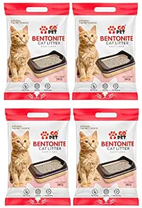 Pet Pattern Cat Litter 20 KG Natural Fresh Litter with 3X Absorption 99.99% Dust Free