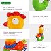 LALABABY Baby Early Education Toys Chick Rattles Soft Cloth Hand Ringing Toy