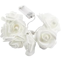 Ideen Mit Herz Catena Luminosa LED A Foglie Dorate – 1,8 M, 100 LED, A Batteria, Con Timer, Per Decorazioni Autunnali E Natalizie - 4