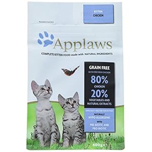 Applaws Comida seca para gatos, pollo y cordero/adulto, 2 kg
