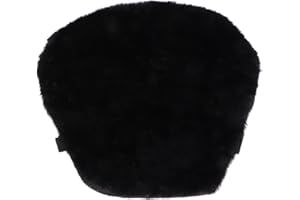 AMONIDA Sitzkissen mit Temperaturregelung, Atmungsaktiv, Schwarz, Anti-Falten, Weich, Motorrad-Sitzbezug, Langlebig, für Motorräder