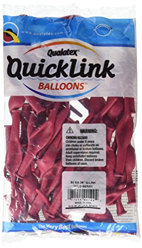 Preisvergleich Produktbild Qualatex Quick Link Balloons, verschiedene Farben, 6 Stück
