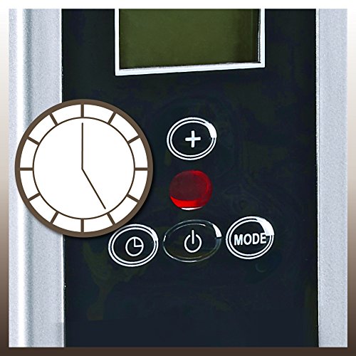 Einhell Wärmewellen Heizung WW 2000 R (2000 Watt, Mica Heizelement, Thermostat, Fernbedienung, Timer, Kippschutz, Abschaltautomatik) - 6