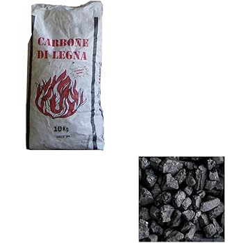 Mattonelle Di Lignite 30 Kg - Bricchetti Carbone Per Riscaldamento, Poca Cenere
