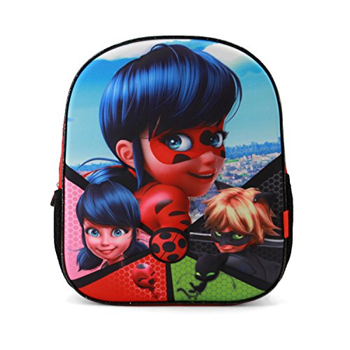 Karactermania Ladybug Split-3D Backpack (Small) Sac à dos enfants, 31 cm, 8.5 liters, Rouge (Red)