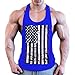 Produktbild BHYDRY Herren Sommermode Flag Druck elastische ärmellose Fitness Weste Bluse Tops