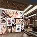 Produktbild Tapeten Wandbild Hintergrundbild Fototapete Benutzerdefinierte Fototapete Europäischen Und Amerikanischen Mode Beauty Salon Semi - Permanenten Augenbrauen Lippen Nagel Wandbilder, 150 * 105Cm