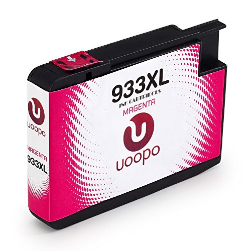 Uoopo Kompatibel Ersatz für HP 932XL 933XL Tintenpatronen,Multipack Patronen (3 Schwarz 1Blau 1Rot 1Gelb) mit Hoher Reichweite Kompatibel mit HP Officejet 6700 premium 6600 6100 7612 7110 7610 Drucker. - 4