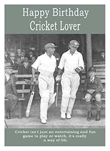 Cricket Happy Birthday Card: Amazon.co.uk: Office Products