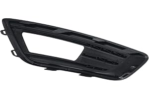 Sitrda Front Bumper Fog Light Lamp Cover Left/Right Grille Cover Trim for Ford Focus Hatchback Estate 2015-2018 (Black) (Right)