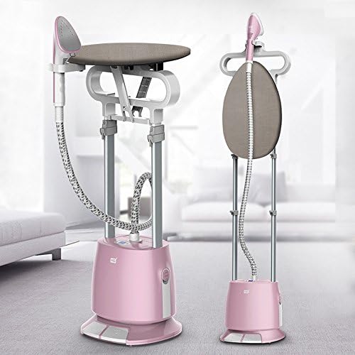 ZHANGRONG- Flat Hot \ Hanging Hot Home 2 In 1, Garment Steamer, Household Hanging Small, Hand Iron, Vertical Ironing Machine (gold/pink) (Color : Pink)