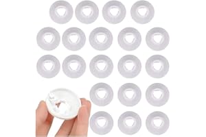 BETOY 30 pcs Copritubo Termosifone,Rosetta Termosifone Copertura per Tubi,Pipe Collar Bianco per 16 mm Diametro Tubo,Copri Tubi Termosifoni, Pipe Collar in Plastica per Radiatori Morsetti