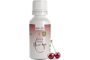‎LEAN:LIFE Lean:Life - Flavour Drops 30 ml - Kirsche - Aroma Tropfen für Lebensmittel - zuckerfrei und kalorienarm