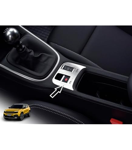 GAFAT Neu J-eep Avenger 2023 2024 Pedale Für Gas Und Brems, Avenger Pedalkappen Abdeckung Pedale Abdeckplatte Fußrasten, Kompatibel Mit Jeep Avenger Zubehör [Schaltgetriebe