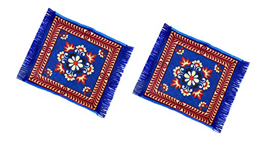 PINDIA Fancy Traditional Ethnic Design 2 Piece Polycotton Mat Set - 22