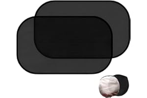 DRESMANNST Sonnenschutz Auto Baby mit UV Schutz, Universeller Auto Sonnenschutz, Saugnapf Sonnenblende Kinder Auto Fenster Sonnenschutz, Sonnenschutzfolie Seitenscheibe, 50×30cm, 2 Stück