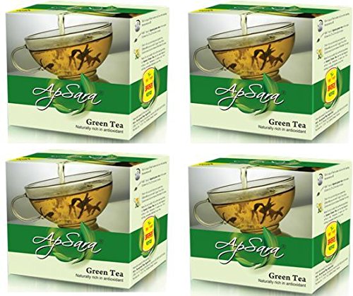 Apsara Green Tea, 100g (Pack of 4)