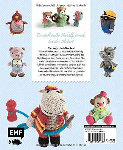 Tierisch süße Häkelfreunde bei der Arbeit: 14 fleißige Amigurumis häkeln – Sooo fleißig - 2