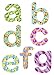 Alphabet Wall Stickers,Children's Stickers,Nursery Wall Stickers