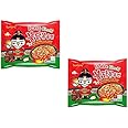 SAMYANG Buldak Kimchi Hot Chicken Flavour Ramen Instant Korean Noodles - 135Gm*2Pack (Pack of 2) (Imported), 135 Grams