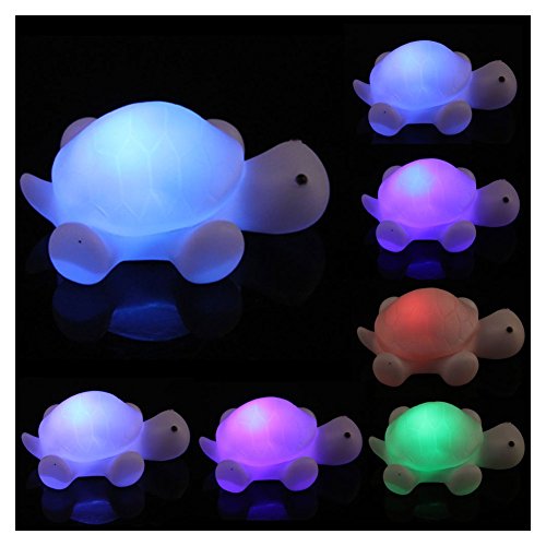 Nachtlicht – TOOGOO(R) LED Farbwechsel Nachtlicht, LED-Kerze-Licht, Nachtlichter & Schlummerleuchten fuer Kinder, Geschenk-Idee! (Schildkroete) - 3