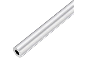 TOP-VIGOR 1 Stück 6063 Aluminium-Rundrohr – 15mm Außendurchmesser – 6mm Innendurchmesser – 300mm Länge – Nahtloses Gerades Rohr Für Industrie Und DIY-Projekte
