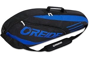 TentHome Borsa da racchetta da Badminton, con tracolla, per 3 racchette o doppia racchetta da Tennis, unisex